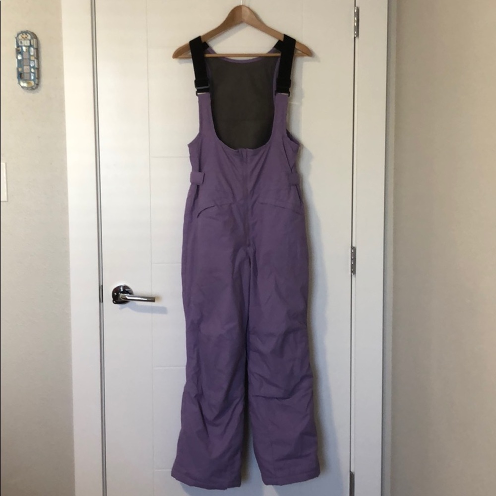 Columbia Pale-Purple Overall Snow pants